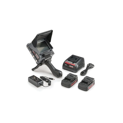 Ridgid CS6X Digital Recording Monitors Wi-Fi with 2" Batteries and 1" Charger