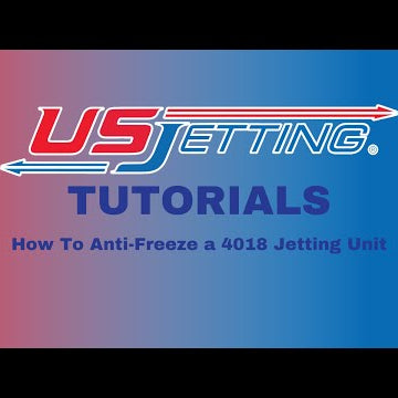 Anti-Freezing Your 4018 Jetter