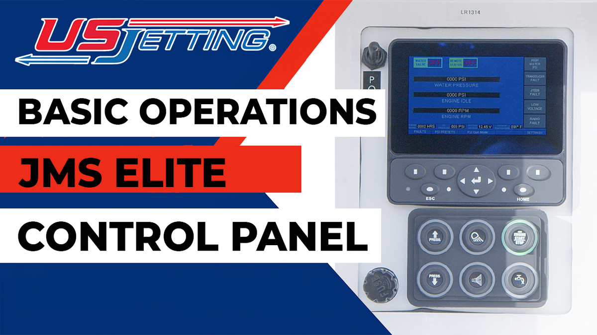 Basic Operation of the JMS Elite Control Panel — US Jetting