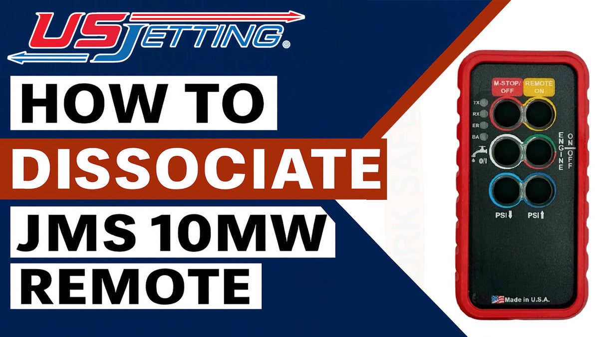 How to Disassociate 10MW JMS Elite (Blue or Red) Remote — US Jetting