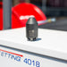 Enz Grenade 40/42.050 high‑pressure sewer jetting nozzle, max 500 bar / 7200 psi, Swiss‑made stainless steel rotary cleaning nozzle on white surface, US jetting 4018 equipment.