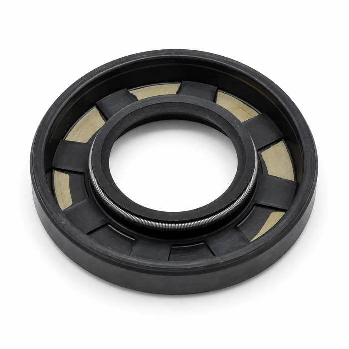US Jetting 4014 and 4018 high-pressure pump plunger rod oil seal with internal spring, replacement seal for 4000 PSI hydro jetter water pumps.