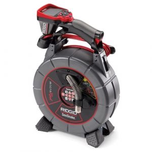 Ridgid SeeSnake 100 Feet MicroReel L100C Counter and CA-350 Camera with 2 Batteries